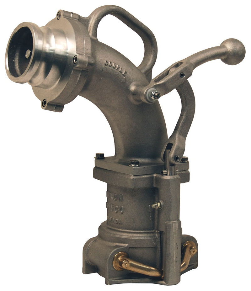 VR6200 by Dixon Valve | Dual Point Vapor Recovery Elbow | Ball Lever | 3" Male Adapter Outlet With Probe And Poppet Valve | Aluminum