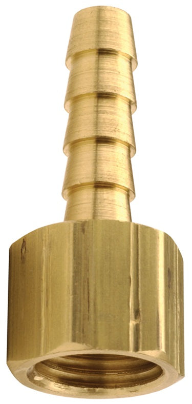 1240202K by Dixon Valve | Female Hose Barb Ball Seat Insert | 1/8" Female NPSM Swivel x 1/8" Hose ID | Brass