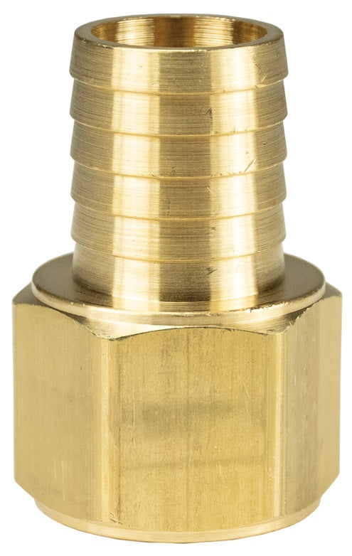1041012C by Dixon Valve | Female Hose Barb Insert | 3/4" Female NPTF x 5/8" Hose ID | Brass