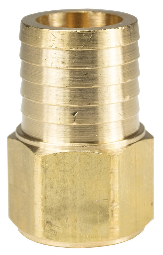 1042016C by Dixon Valve | Female Hose Barb Insert | 1" Female NPTF x 1-1/4" Hose ID | Brass