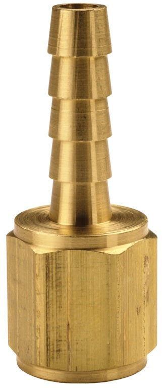 1040404C by Dixon Valve | Female Hose Barb Insert | 1/4" Female NPTF x 1/4" Hose ID | Brass