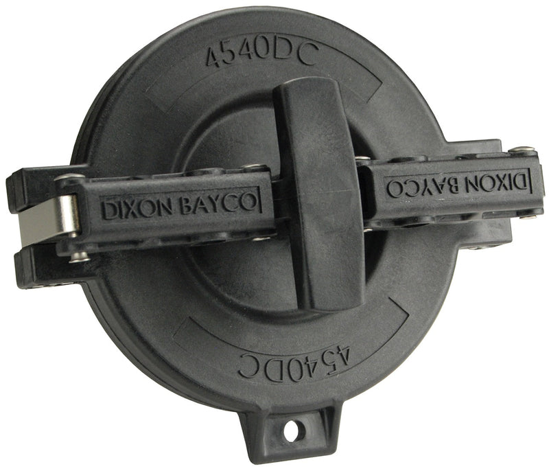 4540DC by Dixon Valve | Gravity Drop Adapter Dust Cap | 4" Size | Black Nylon