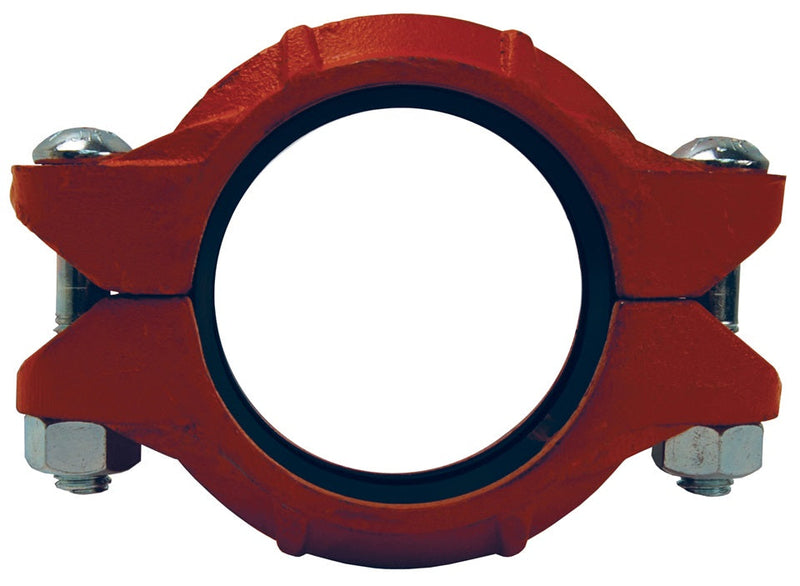 L04 by Dixon Valve | Grooved Lightweight Flexible Coupling | Series-L | Style 10 | 4" Nominal Size | 4.500" Pipe OD | EPDM Gasket | Ductile Iron