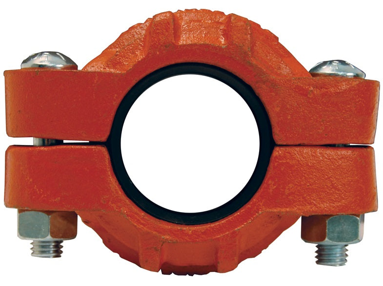 C13BU by Dixon Valve | Grooved Standard Coupling | Series-S | Style 11 | 3" Nominal Size | 3.500" Pipe OD | Nitrile Rubber Gasket | Ductile Iron