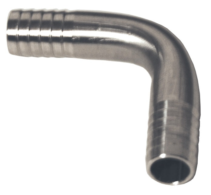 1770808SS by Dixon Valve | Hose Mender / Splicer | 90° Elbow | 1/2" Hose ID x 1/2" Hose ID | 304 Stainless Steel