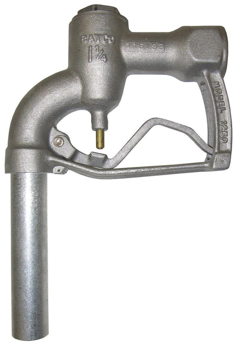 1250-94 by Dixon Valve | Large Capacity Low Pressure / Gravity Nozzle | 1-1/4" Female NPT Inlet | 1-1/4" Spout Outlet | Aluminum