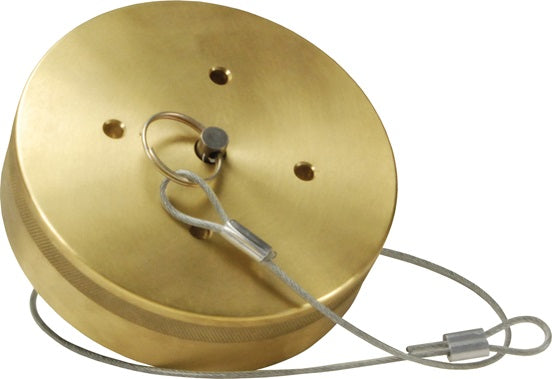LNGBRFECAP by Dixon Valve | Liquid Natural Gas Coupling | Cap for LNG30BRFE and LNG20BRFE | Brass