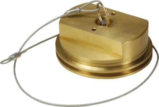 LNGBRHEPLUG by Dixon Valve | Liquid Natural Gas Coupling | Plug for LNG30BRHE and LNG20BRHE | Brass