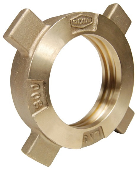 LNG30BRHENUT by Dixon Valve | Liquid Natural Gas Coupling | 3" Size | LNG30 Swivel Nut | Brass