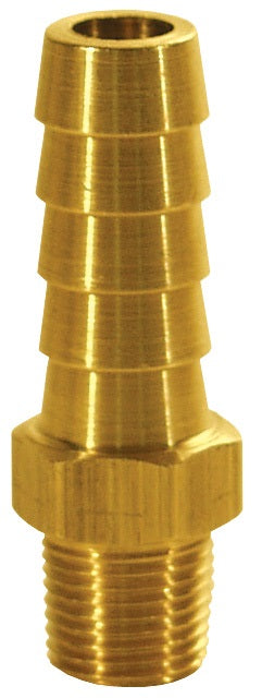 1020402BSPT by Dixon Valve | Male Hose Barb Insert | 1/8" Male BSPT x 1/4" Hose ID | Brass