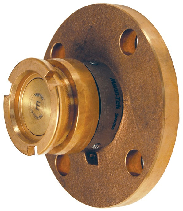 DDA100BRFL by Dixon Valve | MannTek Dry Disconnect Adapter | Tank Unit | 1" 150# ASA Flange x 56mm Body Size | Brass