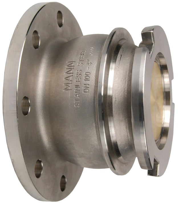 DDA300GM105FL by Dixon Valve | MannTek Dry Disconnect Adapter | Tank Unit | 3" 150# ASA Flange x 105mm Body Size | Gunmetal