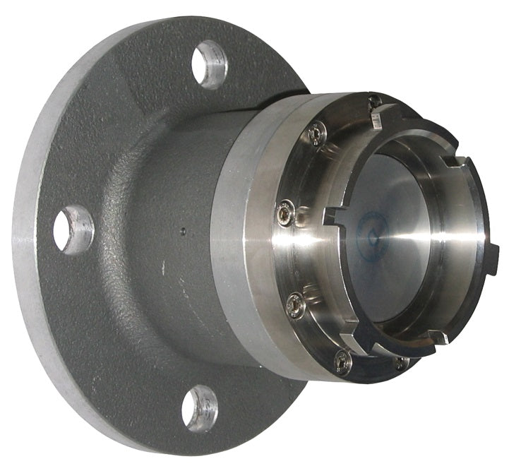 DAA250ALFL by Dixon Valve | MannTek Dry Disconnect Aviation Adapter | Tank Unit | 2-1/1" 150# ASA Flange | ISO 45 Body Size | Aluminum