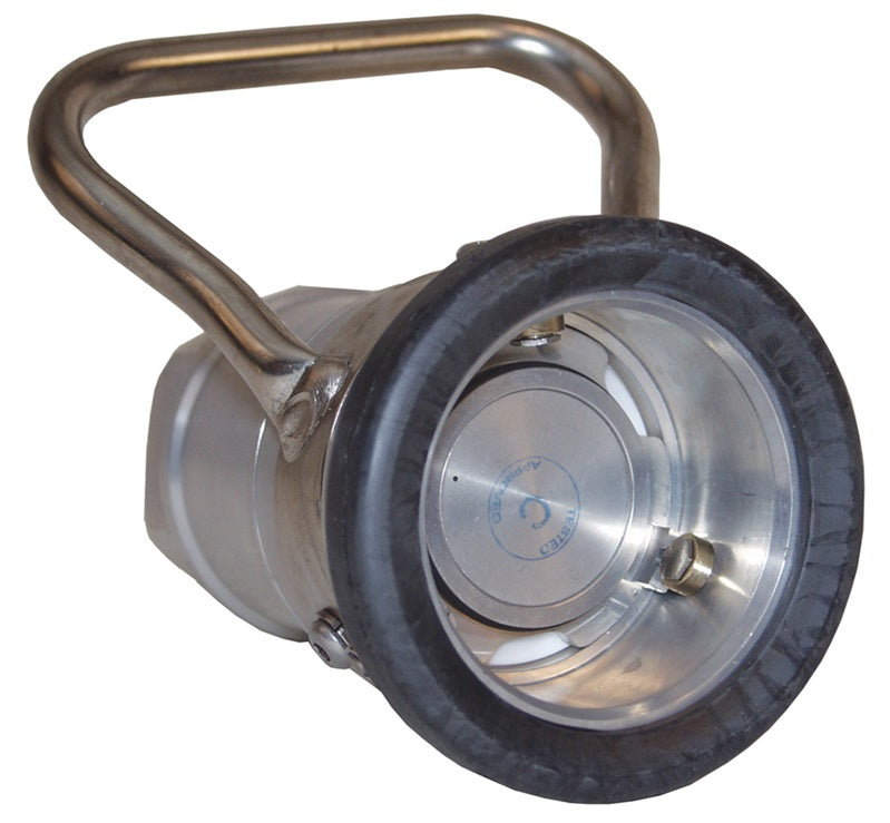 DDC150AL by Dixon Valve | MannTek Dry Disconnect Coupler | Hose Unit | 1-1/2" Female NPT | 70mm Body Size | Aluminum
