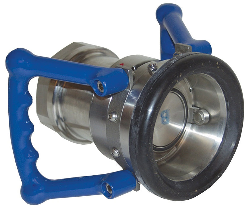 DDC300SS105 by Dixon Valve | MannTek Dry Disconnect Coupler | Hose Unit | 3" Female NPT | 105mm Body Size | 316 Stainless Steel