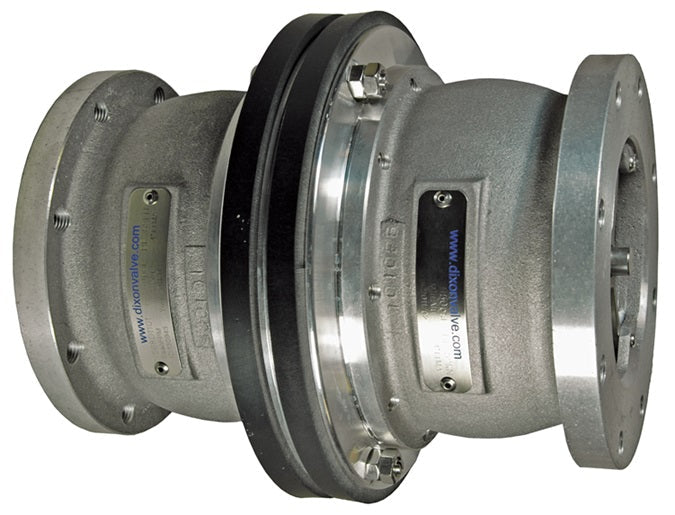 SBC400ALTTMA by Dixon Valve | MannTek Safety Break-Away Coupling | Industrial Version | 4" Size | TTMA Flange x TTMA Flange | Aluminum