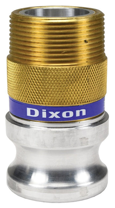 DAWSCL15 by Dixon Valve | Single Plane Hose Swivel | for Diesel and Gasoline Nozzles | 1-1/2" Male Adapter x 1-1/2" Male NPT | F-7036 Viton™ Seal | Aluminum