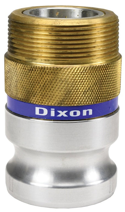 DAWSCL2 by Dixon Valve | Single Plane Hose Swivel | for Diesel and Gasoline Nozzles | 2" Male Adapter x 2" Male NPT | F-7036 Viton™ Seal | Aluminum