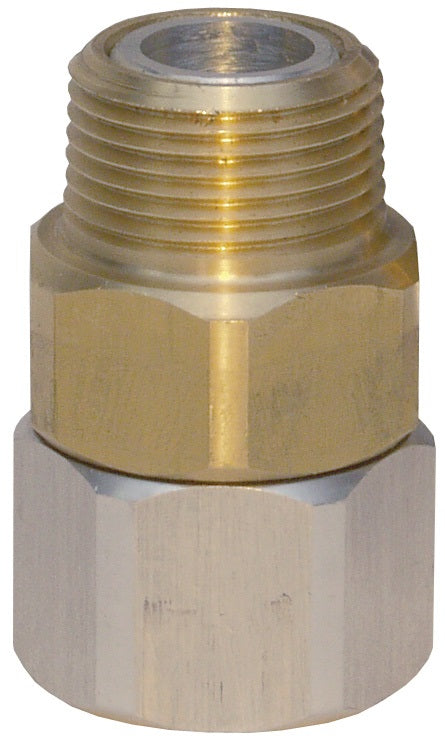 DAWS34 by Dixon Valve | Single Plane Hose Swivel | for Diesel & Gasoline Nozzles | 3/4" Male NPT x 3/4" Female NPT Size | F-7036 Viton™ Seal | Aluminum