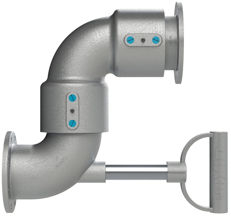 45HTFXTFAL11000 by Dixon Valve | Swivel Joint | Loading Arm Swivel | 4" Size | Style 50 | D-Handle | FKM-A Seal | Aluminum