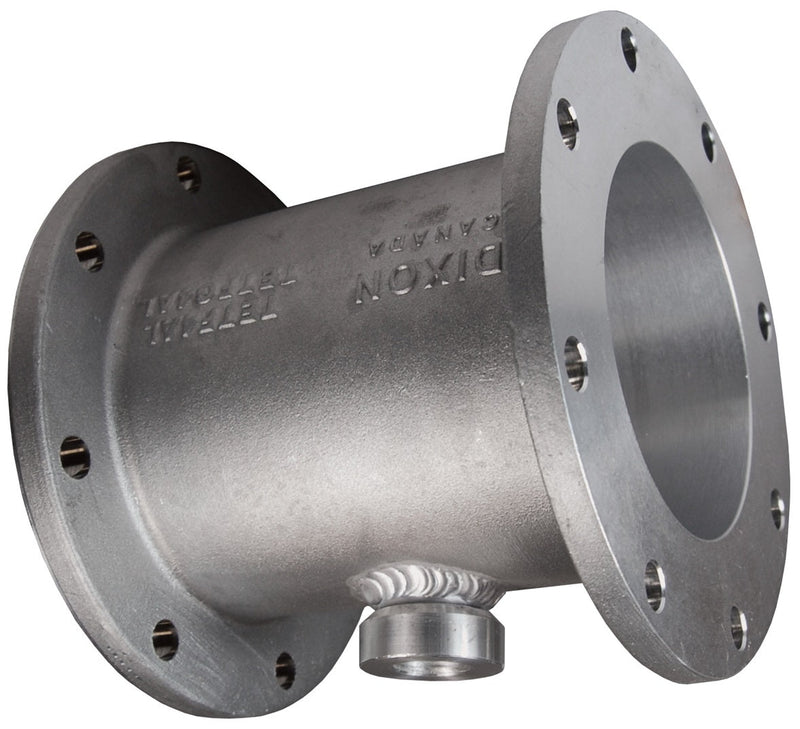 TETF4ALFP50 by Dixon Valve | TTMA Flange Extension with 1/2" Female NPT Port | 4" Size | Aluminum