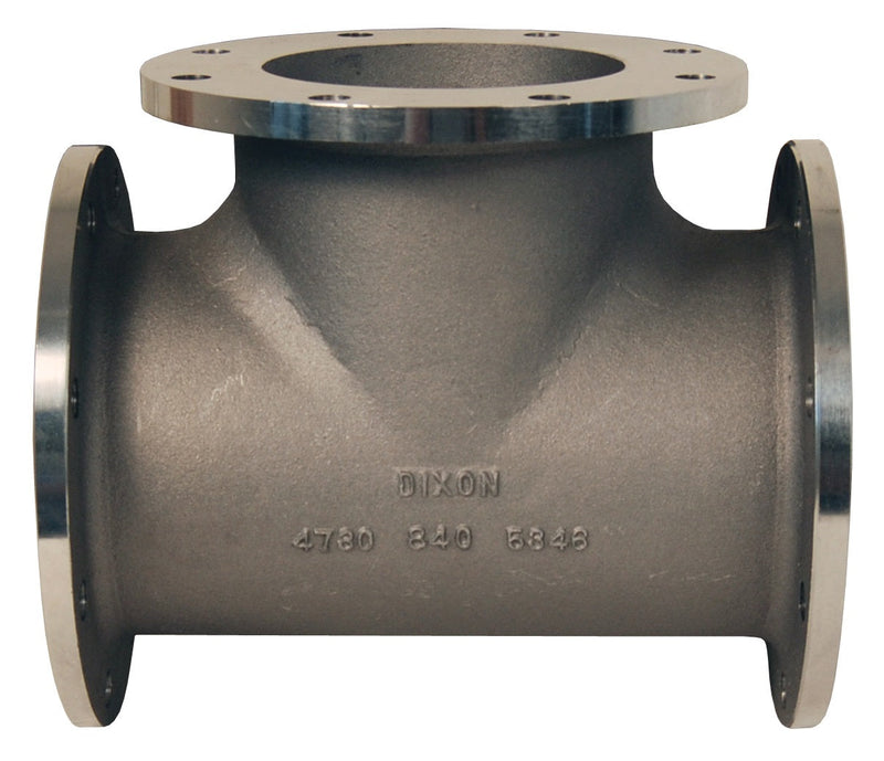 400-TLT-AL by Dixon Valve | Tank Truck Flanged Tee | 4" Size | Aluminum