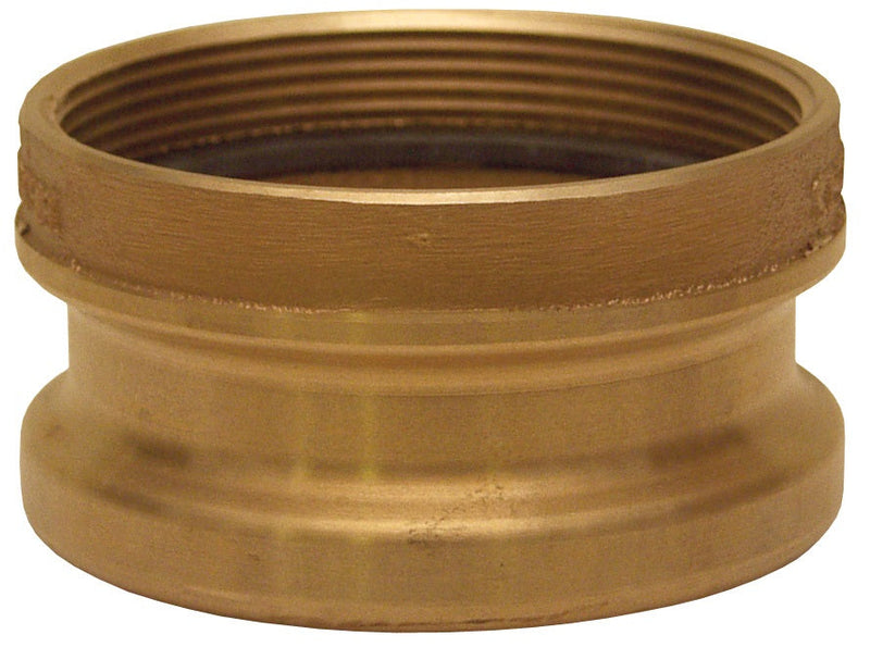 BZ4051S by Dixon Valve | Top Seal Fuel Delivery Tank Adapter | 4" Adapter x 4" Female NPSM | Bronze