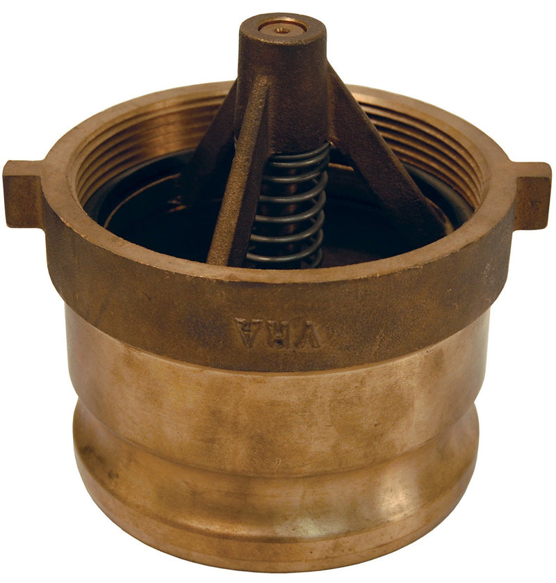 VR4086 by Dixon Valve | Vapor Recovery Tank Adapter | 4" Adapter Size x 4" Female NPT | Bronze