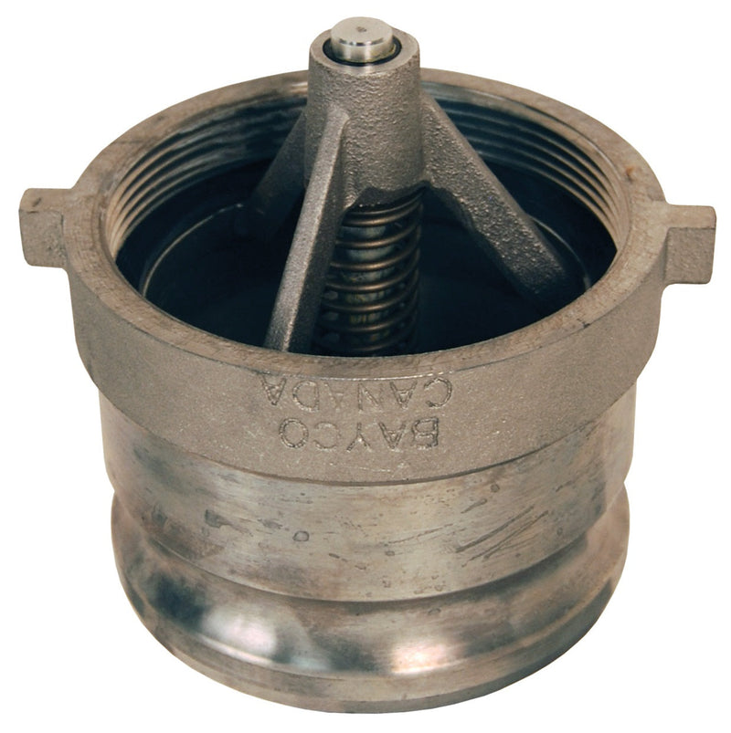 VR4086-BY by Dixon Valve | Vapor Recovery Tank Adapter | 4" Adapter Size x 4" Female NPT | Zinc / Aluminum Alloy
