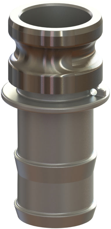 E-DI-200 by Campbell Fittings | Standard Cobra Cam & Groove Coupling | Type E | 2" Adapter x 2" Hose Shank | Ductile Iron