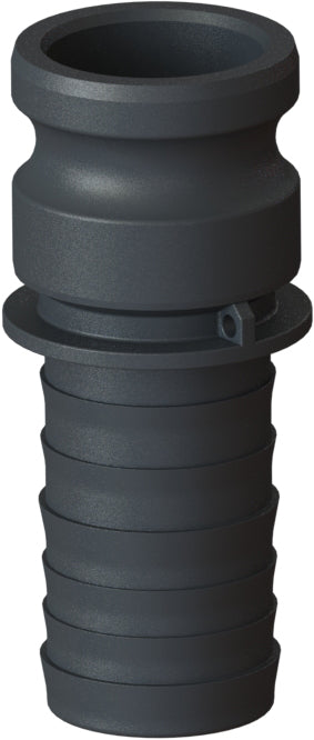 E-PP-400 by Campbell Fittings | Standard Cobra Cam & Groove Coupling | Type E | 4" Adapter x 4" Hose Shank | Poly-Glass