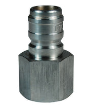 E8F8-S by Dixon Valve | Hydraulic Quick Disconnect Coupling | E-Series | 1" Female NPTF x 1" Straight-Through Interchange | Plug | 303 Stainless Steel