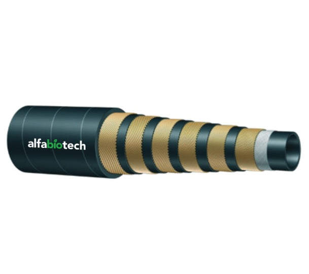 E6K-20 Alfagomma by Kuriyama | Alfabiotech Evolution Series | E6K Series | 6-Wire | Minetuff Hydraulic Hose | 1-1/4" ID | 1.87" OD | 6000 PSI