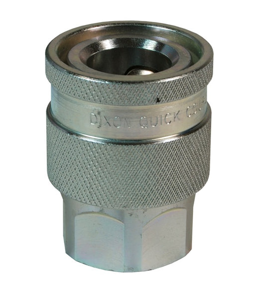 4EAF4 by Dixon Valve | Hydraulic Quick Disconnect Coupling | EA-Series | 1/2" Female NPTF x 1/2" Water-Blast Interchange | Socket | Nitrile Seal | Steel