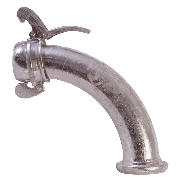 EL3156-90 by Dixon Valve | Type B (Bauer Style) Quick Connect Fitting | 6" Size | 90° Elbow | Male x Female | Galvanized Steel