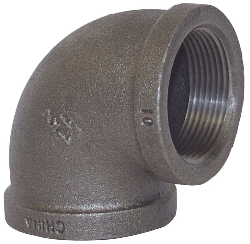 EL90500 by Dixon Valve | Pipe Adapter | 90° Elbow | 5" Female NPT x 5" Female NPT | 150# Iron