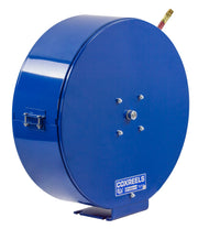 EN-N-350 by Coxreels | EN Series | 300 PSI Enclosed Spring Driven Hose Reel for Air & Water | 3/8" Hose ID, 3/8" FNPT Inlet x 3/8" MNPT Hose End | Steel | 50ft PVC Hose Included