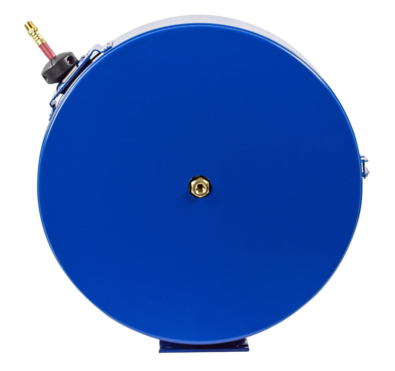 EN-N-125 by Coxreels | EN Series | 300 PSI Enclosed Spring Driven Hose Reel for Air & Water | 1/4" Hose ID, 1/4" FNPT Inlet x 1/4" MNPT Hose End | Steel | 25ft PVC Hose Included