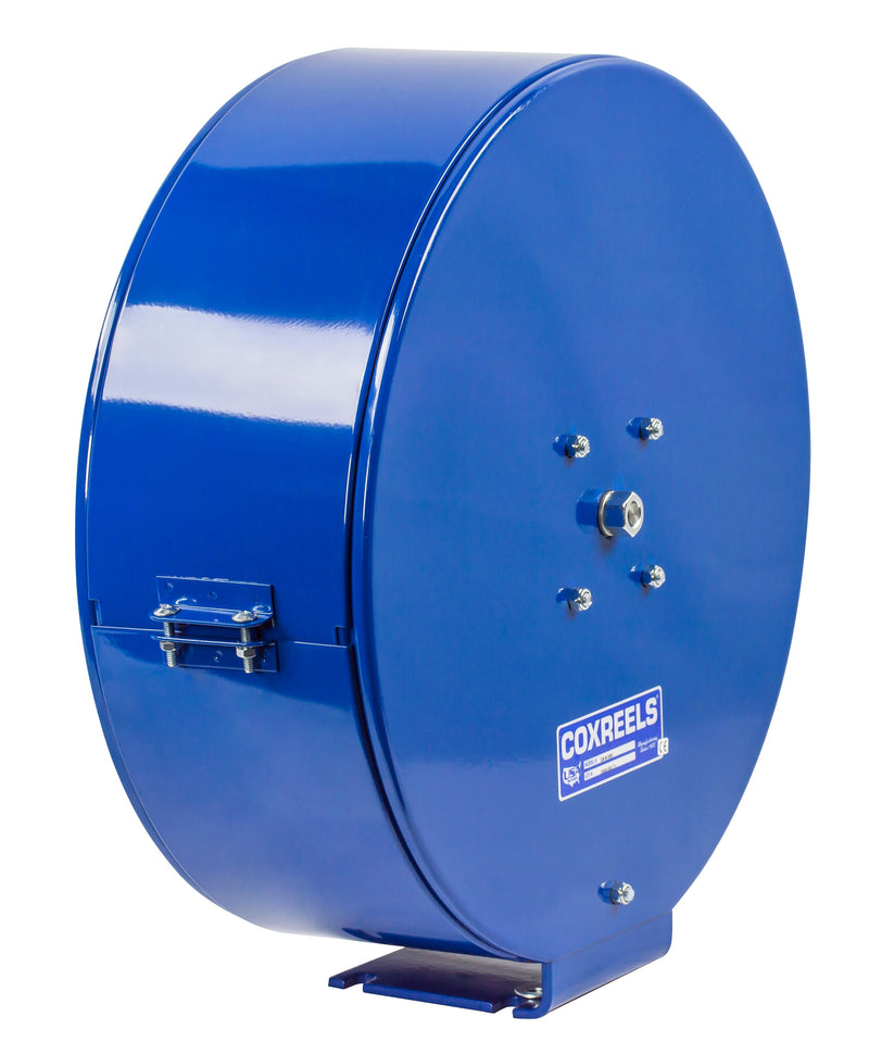 ENL-N-125 by Coxreels | EN Series | 300 PSI Enclosed Spring Driven Hose Reel for Air & Water | 1/4" Hose ID, 1/4" FNPT Inlet | Steel | 25ft Capacity, Hose Not Included