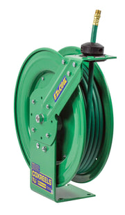 EZ-P-NP-350 by Coxreels | EZ-Nitro-Pro Series | 300 PSI EZ-Coil Safety Spring Driven Hose Reel for Nitrogen | 3/8" Hose ID, 3/8" FNPT Inlet x 3/8" MNPT Hose End | Steel | 50ft PVC Hose Included
