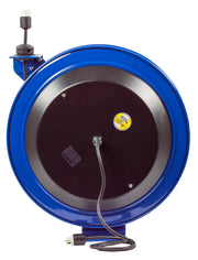 EZ-PC24-0012-A by Coxreels | EZ-PC Series | EZ-Coil Safety Spring Driven Power Cord Reel with Single Industrial Receptacle | 12/3 SJO Cord, 20A, 115V | Steel | 100ft Cord Included