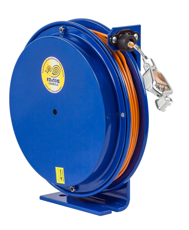 EZ-SD-50-1 by Coxreels | EZ-SD Series | EZ-Coil Safety Spring Driven Static Discharge Cable Reel | 5/32" Cable | Steel | 50ft Cable Included