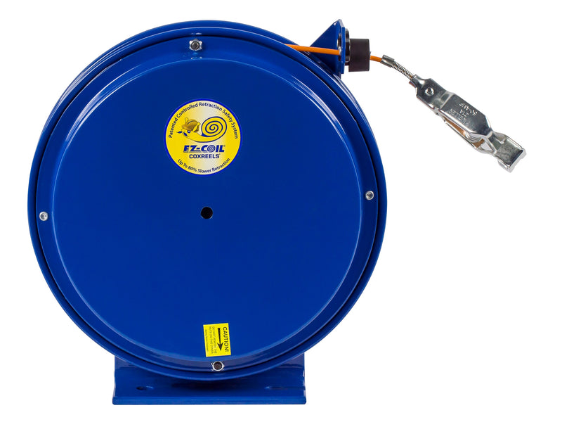 EZ-SD-50-1 by Coxreels | EZ-SD Series | EZ-Coil Safety Spring Driven Static Discharge Cable Reel | 5/32" Cable | Steel | 50ft Cable Included
