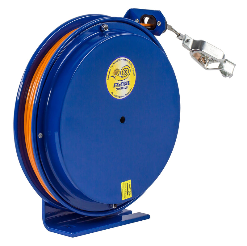 EZ-SD-35-1 by Coxreels | EZ-SD Series | EZ-Coil Safety Spring Driven Static Discharge Cable Reel | 5/32" Cable | Steel | 35ft Cable Included