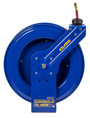 EZ-SH-550 by Coxreels | EZ-SH Series | 300 PSI EZ-Coil Safety Spring Driven Hose Reel for Air & Water | 3/4" Hose ID, 3/4" FNPT Inlet x 3/4" MNPT Hose End | Steel | 50ft PVC Hose Included