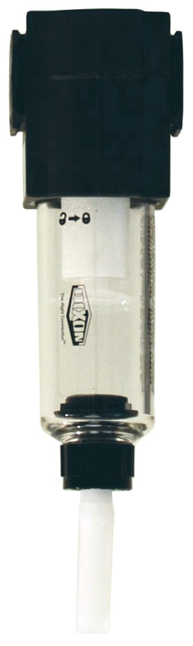 F72G-2A by Dixon Valve | F72 Series 1 | Sub-Compact Airline Filter | 1/4" Port Size | 55 SCFM | Semi-Automatic Drain | 2 oz. Transparent Bowl