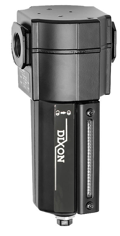 F73G-4M-MB by Dixon Valve | F73 Series 1 | Compact Airline Filter | 1/2" Port Size | 69 SCFM | Manual Drain | 4 oz. Metal Bowl & Sight Glass