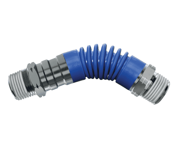 FA37M37M Hansen® by Danfoss | Pneumatic Connector | Flex-Air Series | 3/8" Male NPT x 3/8" Male NPT Fitting