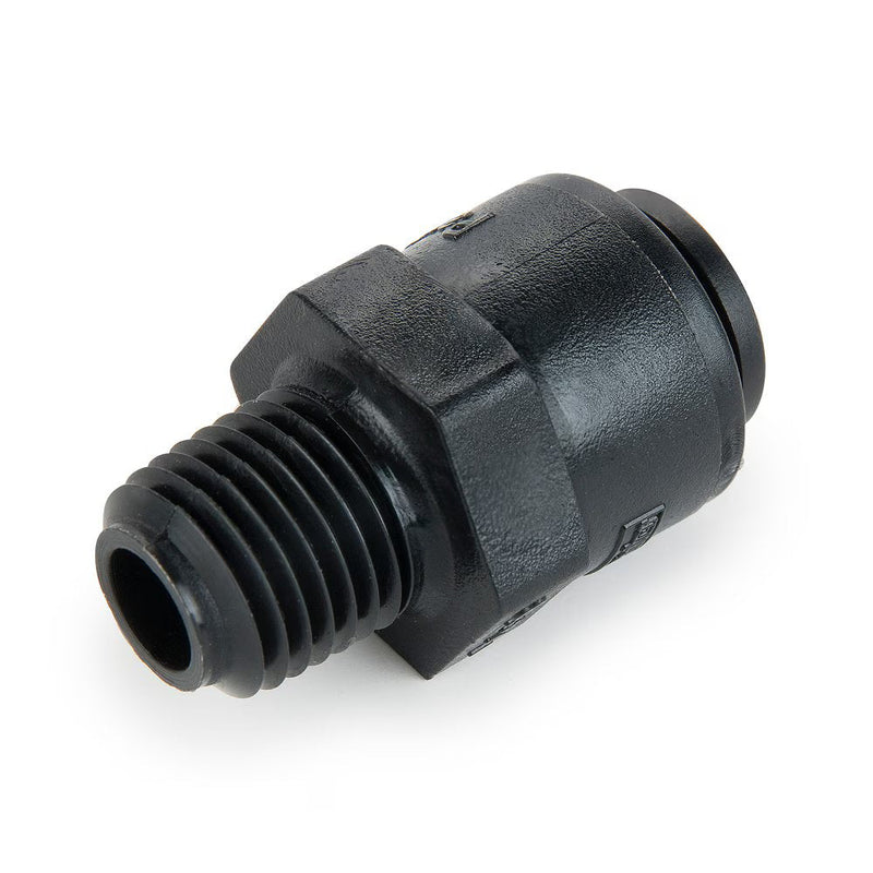 FB6MCVC4-HBLK-05 by Parker | Check Valve | 3/8" Tube OD x 1/4" Male NPTF Thread | Straight | Black | Kynar®