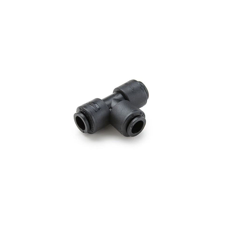 FB6TU6-HBLK by Parker | TrueSeal™ Tube to Tube Union Fitting | 3/8" Push-to-Connect x 3/8" Push-to-Connect | 2.04" Length | Tee | Black | Kynar®